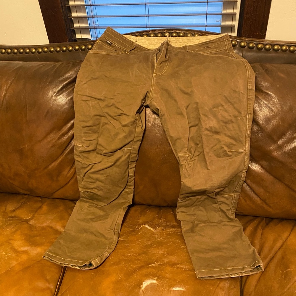 Kuhl Light Brown Fleece Lined Pants 38 x30